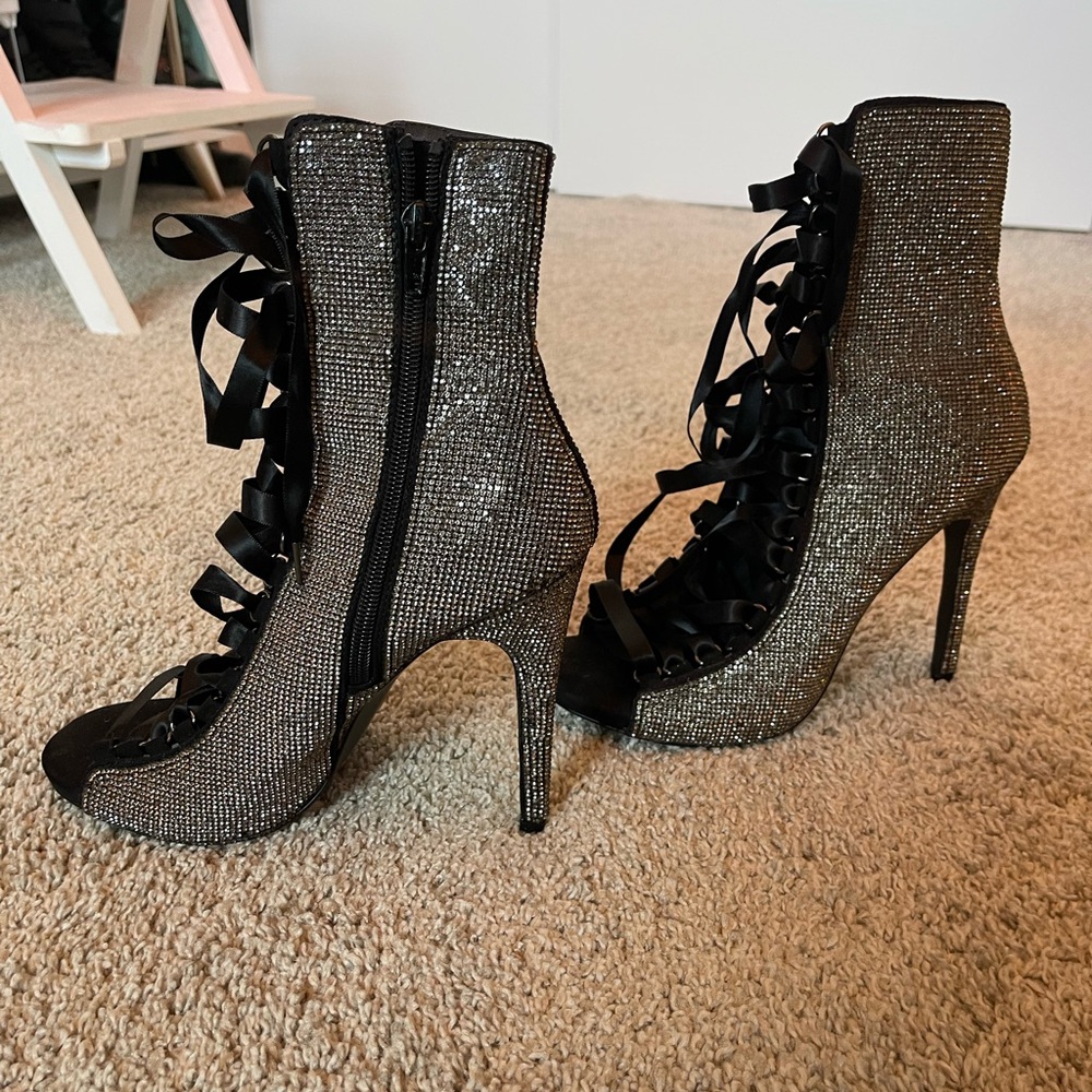 Rhinestone boots